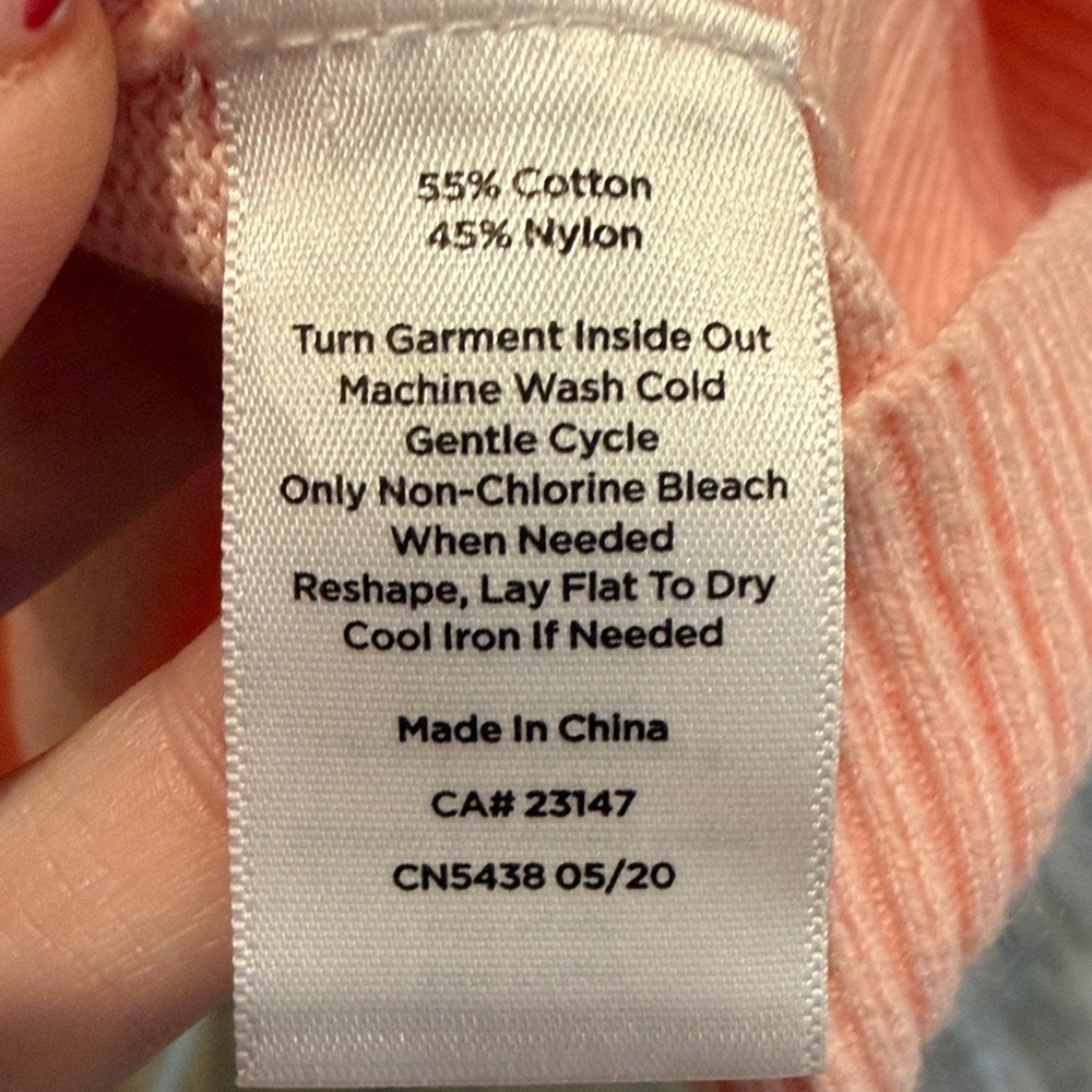 Talbots Light Pink Blouse with Gold Buttons - Picture 7 of 8